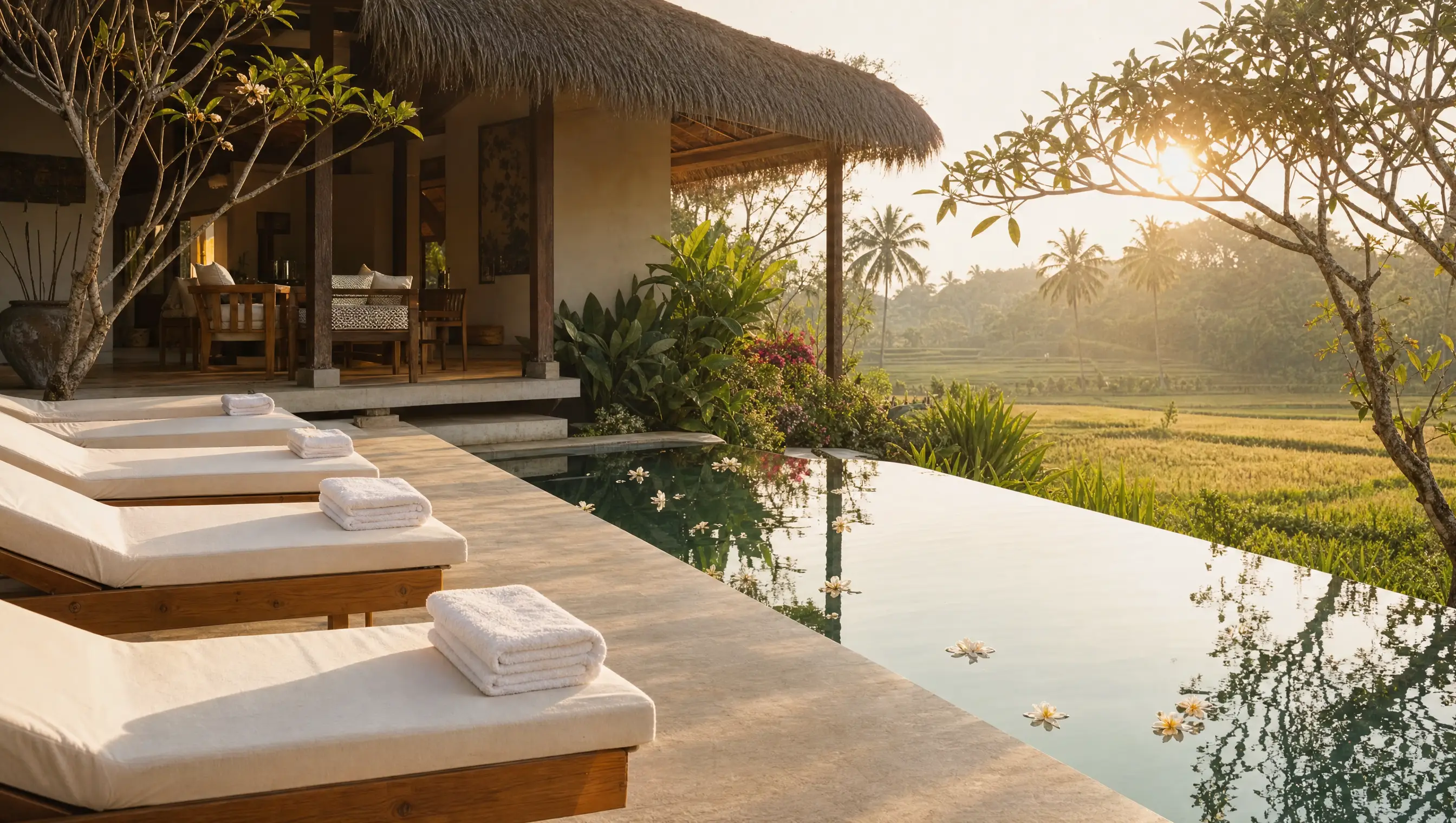 Ubytování s bazénem na Bali